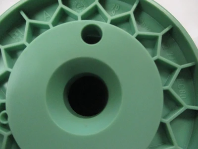 Hafner & Krullman Gmbh Used Green Cylindrical Barrelled Delivery Spools (QTY 10)
