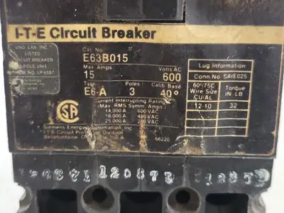 USED ITE E63B015