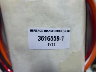 Heritage Transformer Co. 3616559-1 Dry Transformer New No Box