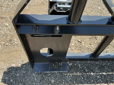 New JCT 60” Fork Skid Steer Attachment, Quick Attach Carriage with Two 60” Forks, Forks are 4” Wide