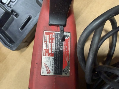 Lot of Milwaukee power tools, includes (1) Cat #6088-30, 120V, 6600 RPM, 7" / 9" grinder, and (1) Ca...