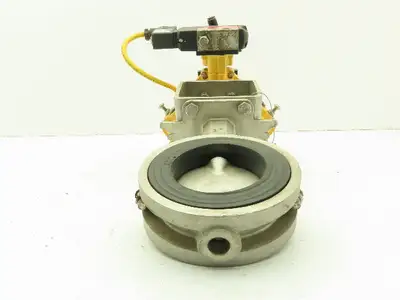 ABZ 909 Stainless 3" Butterfly Valve with Kinetrol Solenoid Actuator 120V