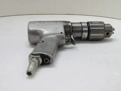 Stanley Model D40P-5 500 rpm Air Pneumatic Drill Nutrunner Jacobs Chuck 1/2"