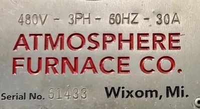 AFC-HOLCROFT Temper 36-48-36 Batch Temper, Gas-Fired | Heat Treat Equipment Co. (10)