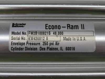 Used SCHRADER BELLOWS _UNKNOWN_ Pneumatic Cylinders Texas US | OCO Industrial #1690374