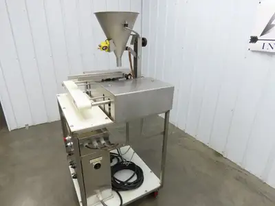 Jost FDLT 60/-35x400 Vibratory Hopper Dosing Feeder Discharge Conveyor Cart 115V