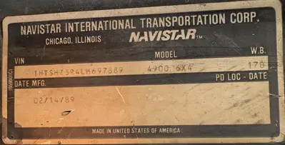 Used 1990 INTERNATIONAL F-4900 Water Trucks New Jersey US | Proxy Equipment #1382299