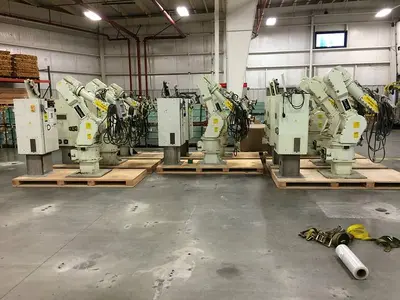 used Kawasaki robot FS 030L with "D+" (D Plus) controller