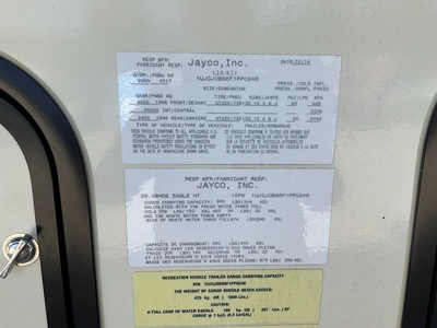 Used 2015 JAYCO EAGLE Campers, Caravans, Motorhomes Michigan US | Miedema Asset Management Group #1320435