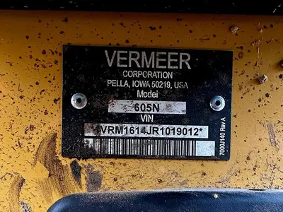 USED 2023 VERMEER 605N CORNSTALK SPECIAL