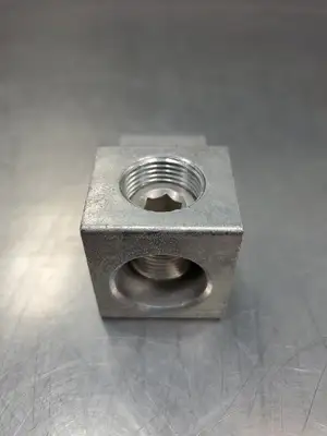 NSI 600KCMIL-2 AL9CU Aluminum Lug, 80mm Length, 25mm Opening. 4C-26