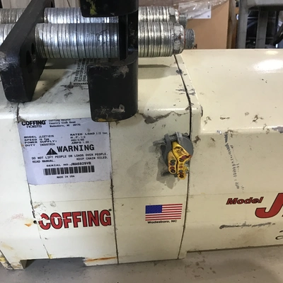 Coffing JLCET1016 Electric Chain Hoist 1/2 Ton 1/2H.P 16Fps Speed 1.05Amps