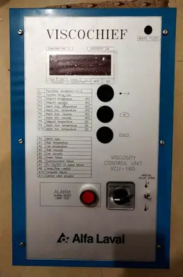 NEW: Alfa-Laval Viscochief VCU-160 control unit.