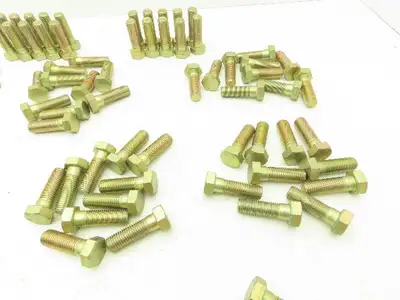 M14x2.0x50mm Hex Head Cap Screw Bolt Grade 8.8 Metric M14 2.0T 50mm Lot of 100