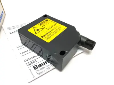 New | in-Stock Baumer Teach-In: Button Distance Sensor 30~70mm, Pulsed Red Laser Diode Sensors Michigan US | Maverick Industrial Sales #1398356