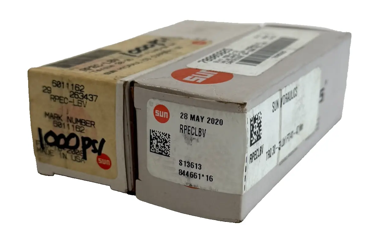 NEW LOT OF 2 SUN HYDRUALICS RPEC-LBV CHECK VALVE RPECLBV