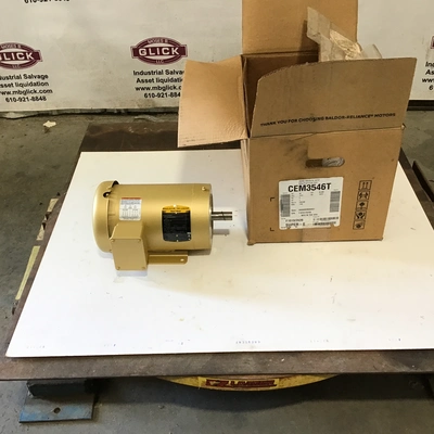 Baldor CEM3546T Super E Motor 7/8″ Keyed Shaft 1HP 230/460V 1760RPM 1.5/3A 3PH 60Hz