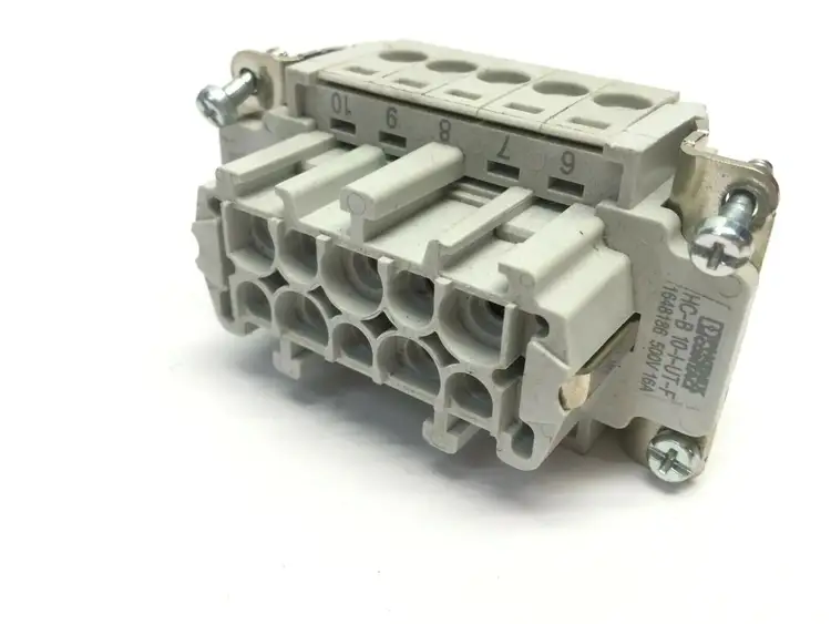 Used PHOENIX CONTACT HC-B 10-I-UT-F Inserts (Misc) | Maverick Industrial Sales #1108441