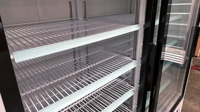 171-0214 53" Two Glass Door Self Contained Cooler