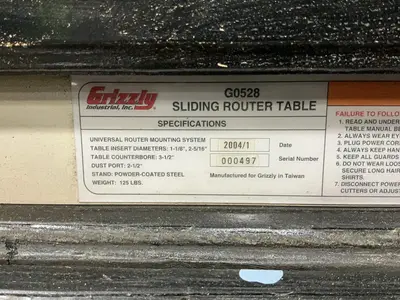 Used 2004 GRIZZLY G0528 Miscellaneous Woodworking Equipment Ohio US | HGR 24 #1345430