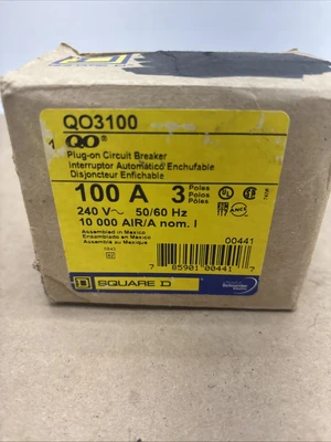 NEW Square D QOB3100VH