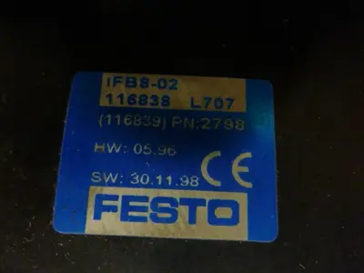 USED FESTO IFB8-02