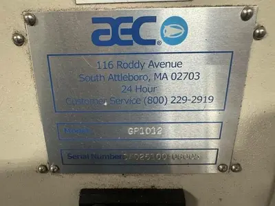 Used AEC GP1012 Granulators Massachusetts US | Absolute Machinery #1306983
