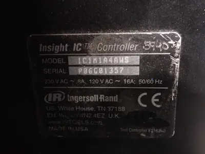 Used INGERSOLL RAND IC12M1A4AWS Electrical Controls | HGR 24 #748106