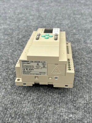 Used OMRON ZEN-20C3AR-A-V2 Programmable Logic Controllers California US | Davliegogo LLC #1707405