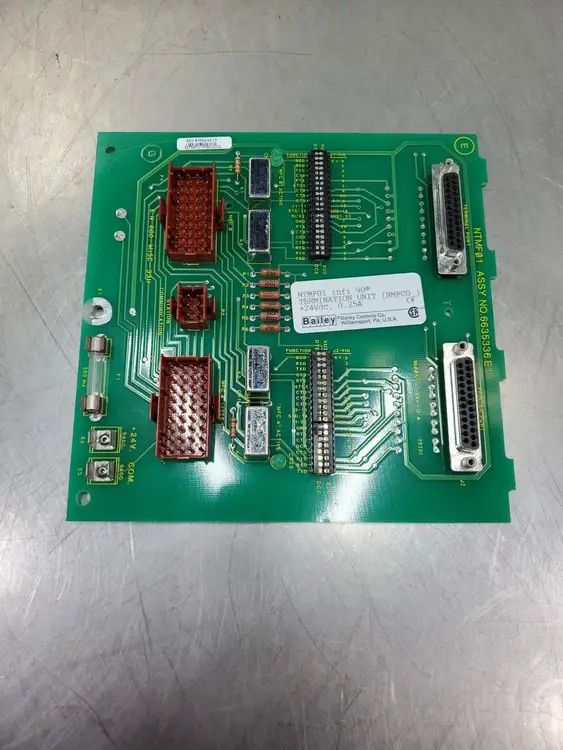 Used Bailey NTMF01 infi 90 Termination Unit, (NMFC0_), 24VDC, 0.25A PLC Input & Output South Carolina US | Palmetto Automation #1160584