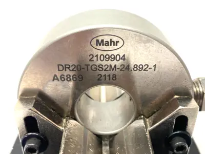 Used MAHR DIMENSIONAIR 2-JET AIR RING GAUGE W/ GUIDE CHUTES & BASE PLATE Air Gages Michigan US | Maverick Industrial Sales #1123062