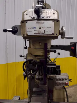 3 HP WILLIS  MODEL #MICRO CUT 1050 CNC TRAK AGE2 CONTROL RAM TYPE MILL: YOBRO #24806