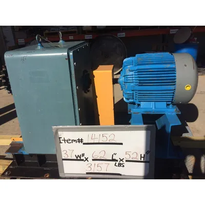 Used 25 HP Philadelphia 9HL3 Gearmotor [ 70.6:1 ratio]