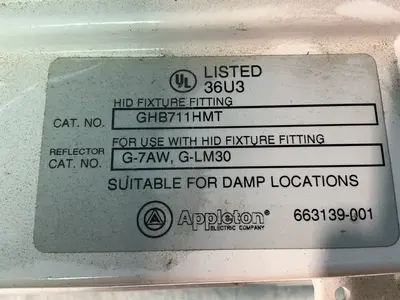 Used APPLETON ELECTRIC COMPANY GHB711HMT Misc Converting Equipment Ohio US | HGR 24 #1478438