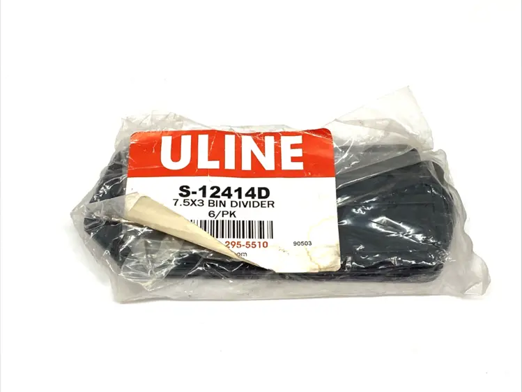 New | in-Stock ULINE Storage Bin Divider 7.5" x 3" PACK OF 6 Bins Michigan US | Maverick Industrial Sales #1518192