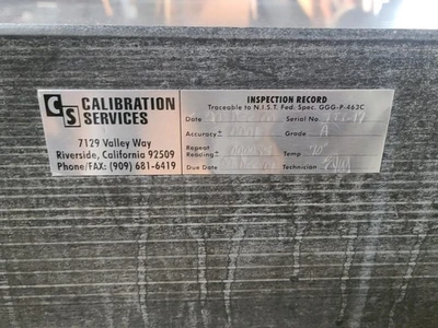 Kinetic Systems Vibraplane PRECISION Granite Table Surface Inspection 36 x 24 x8
