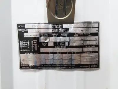Delta EOE23010424 Forklift DC/DC Converter 48-80V In 12.5V Out Off Linde E20C