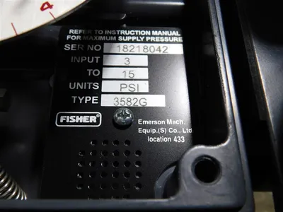 Fisher 3582G Pneumatic Valve Positioner 3-15 PSI New