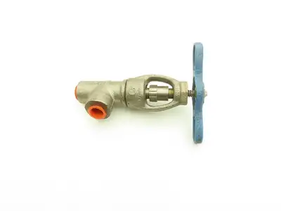 Conval Globe Valve Clampseal Angle Pattern Stop 1/2" Socket Weld 1500psi