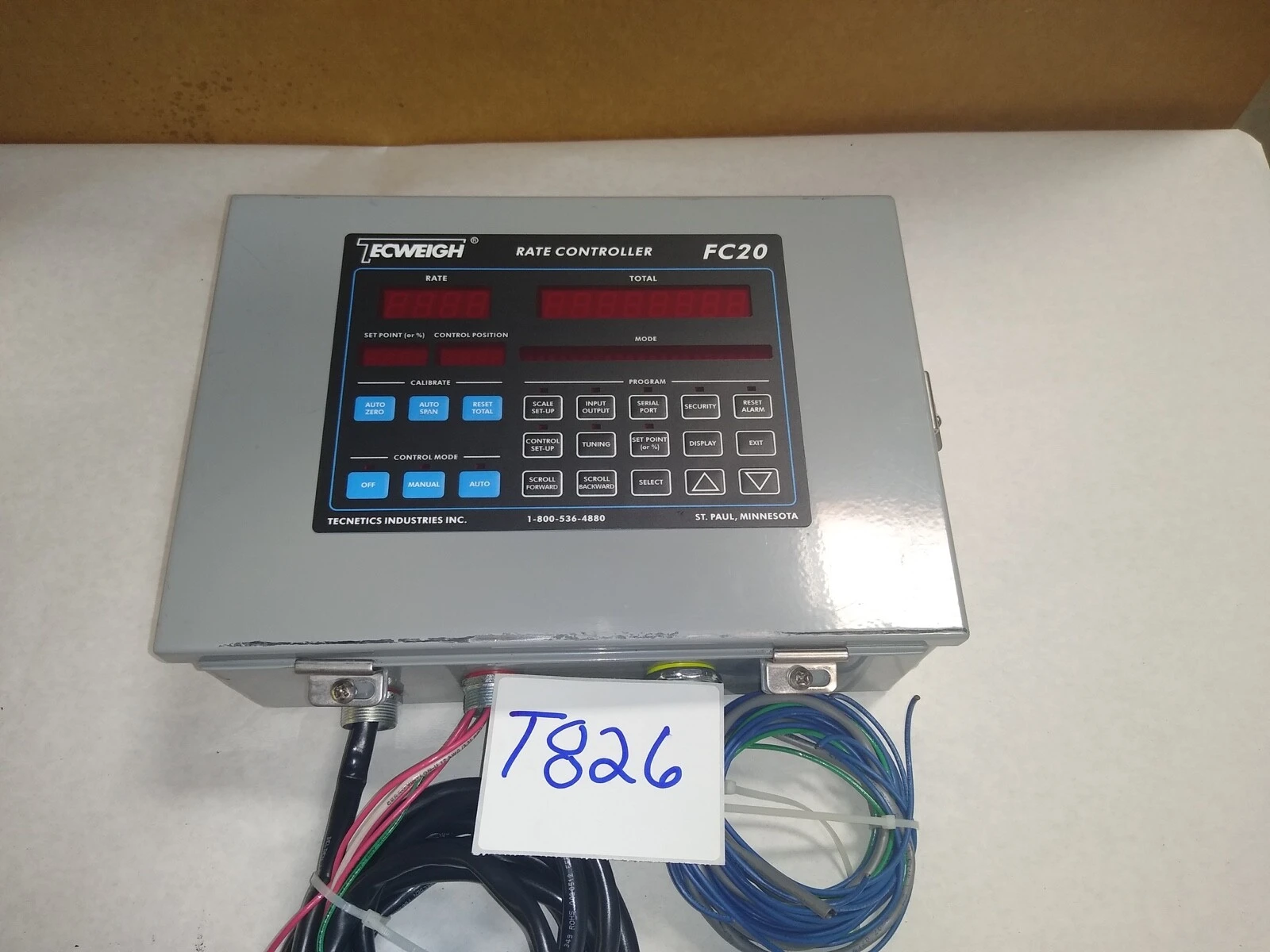 USED TECWEIGH TECWEIGH RATE CONTROLLER FC20