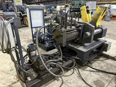 200 TON (2-3/8" TO 9-5/8") DIAMETER TRUE GRIT MODEL CT200 HYDRAULIC TUBE & PIPE PUSH POINTER / END FORMER/ SWAGING PRESS: STOCK #22399