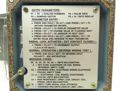 Foxboro IMT10-SA10-G Magnetic Flow Transmitter 120VAC I/A Series