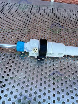 USED CHEMGLASS STAINLESS STEEL TEMPERATURE SENSOR 56 1/2" X 13 MM