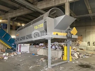 USED VULCAN TS-722 TROMMEL WITH METERING CONVEYOR