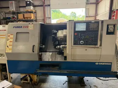 2004 DOOSAN DAEWOO PUMA 240MB Lathes CNC | Asset Exchange Corporation (1)