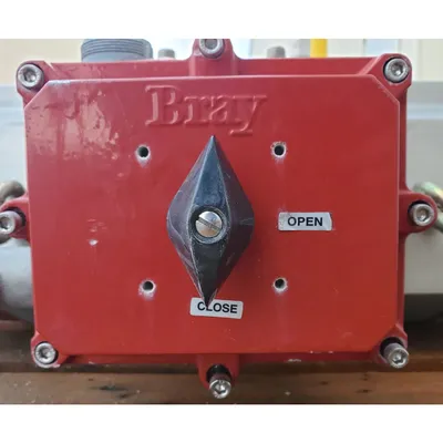 Used 8" Bray Series 50 Butterfly Valve with actuator
