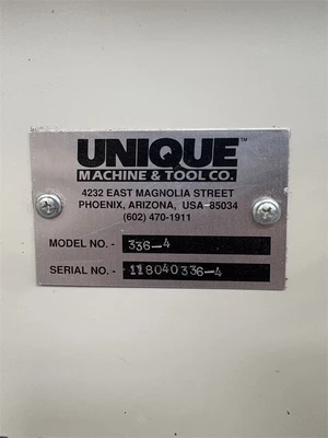 Used UNIQUE "336-4" Woodworking Combination Machines Texas US | MachineryMax #1316244
