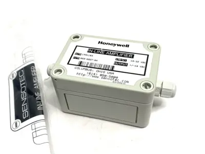 USED HONEYWELL SENSOTEC UNIVERSAL IN-LINE TRANSDUCER AMPLIFIER UV-10
