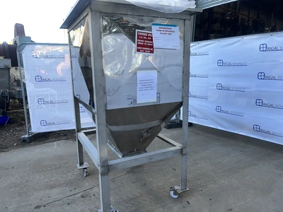 1000L S/S Spiroflow Powder Hopper