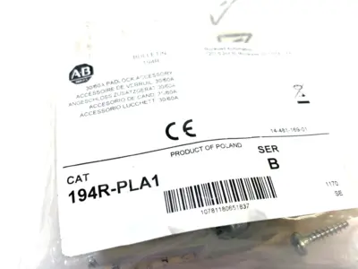 USED ALLEN-BRADLEY SER. B PADLOCK ACCESSORY 30/60A